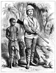 Henry Morton Stanley 1841-1904, journaliste et explorateur gallois, 19ème siècle