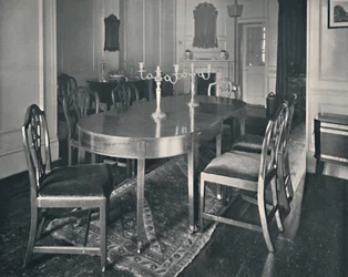 Mobilier de salle à manger en acajou Hepplewhite, 1760-1770, 1928