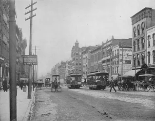 High Street, Columbus, Ohio, vers 1897