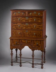 Haut de buffet, 1700-1720