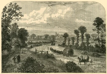 Highgate, depuis Upper Holloway, vers 1876