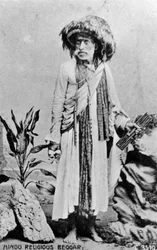 Mendiant religieux hindou, Inde, 20ème siècle