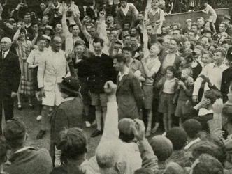 Sa Majesté à son camp de garçons à Southwold, 1937