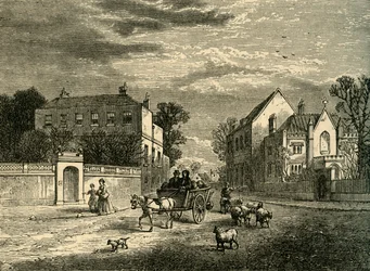 Holcrofts et le Prieuré, Fulham, c1878