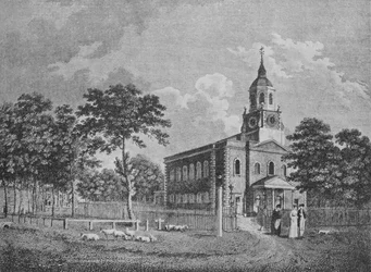 Église de la Sainte-Trinité, Clapham, vers 1812, 1912