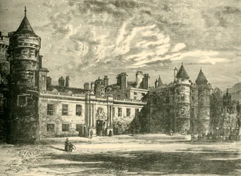 Palais de Holyrood, Édimbourg, 1890