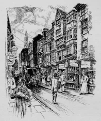 Holywell Street, Westminster, Londres, c1890-1911