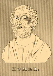 Homère, vers 800-701 av. J.-C.
