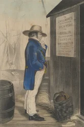 Retour à la maison New York, vers 1860