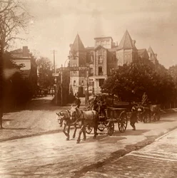 Ambulance hippomobile, Belgique, c. 1914-c. 1918