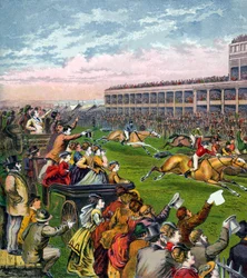 Course de chevaux, 19ème siècle