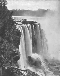 Chutes du Fer à Cheval, Niagara, Amérique du Nord, vers 1900