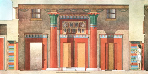 Maison du Général Ramose à Tell el-Amarna, Égypte, 1928