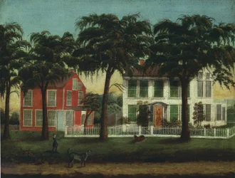 Maisons sur la rivière Fox, Illinois