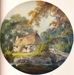 Cabane près de Yealmpton, Devon, 1921