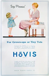 Publicité pour le pain Hovis, 1921