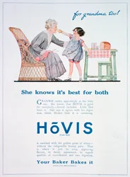 Publicité pour le pain Hovis, 1923