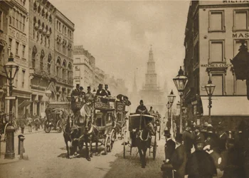 Comment Londres a changé depuis que les chapeaux haut-de-forme étaient portés par les passagers extérieurs, vers 1900, vers 1935