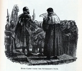 Hugues Capet prête le serment des souverains, 1882