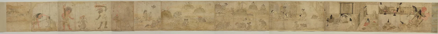 Rouleau des fantômes affamés, 12e siècle