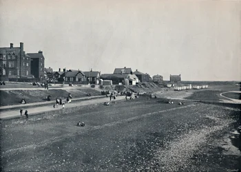 Hunstanton - Le front et la plage, 1895