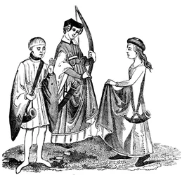 Tenues de chasse, 15ème siècle, 1833