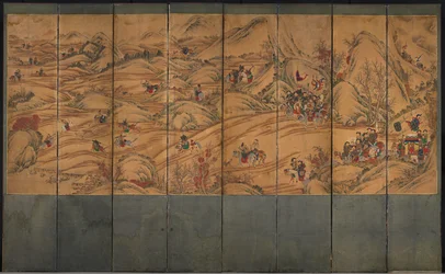 Scène de chasse, années 1800