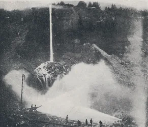 Exploitation minière hydraulique, 1923