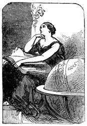 Hypatie c370-415, mathématicienne et philosophe néo-platonicienne, milieu du 19e siècle