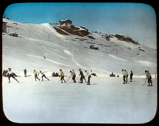 Hockey sur glace, St Moritz, Suisse