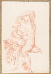 Ignudo du plafond de la chapelle Sixtine