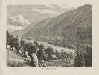 Illustration tirée du livre Nordiska taflor par un auteur inconnu et publiée par Albert Bonnier
