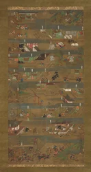 Biographie Illustrée du Prince Shotoku Shotoku Taishi e-den, 14ème siècle