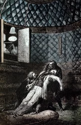 Illustration de De la Terre à la Lune par Jules Verne, 1865