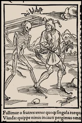 Illustration du livre La Nef des fous de Sebastian Brant, 1497