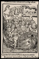 Illustration du livre La Nef des fous de Sebastian Brant, 1497