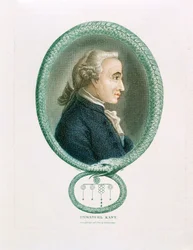 Immanuel Kant, philosophe allemand, 1812