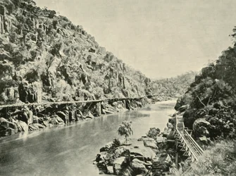 Dans les gorges de la cataracte, 1901