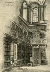 Dans la bibliothèque, 1870, 1898