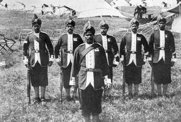 Troupes indiennes au front, Première Guerre mondiale, 1914-1918