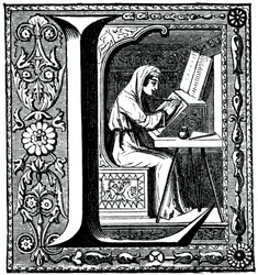 Lettre initiale L, 1870