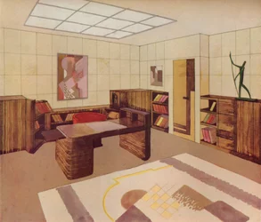Intérieur conçu et exécuté par DIM Décoration Intérieure Moderne, vers 1930