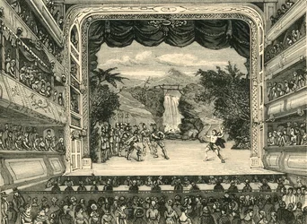 Intérieur du Covent Garden Theatre en 1804, 1881