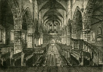 Intérieur de la cathédrale de Londonderry, 1898