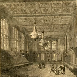 Intérieur de la salle des marchands tailleurs