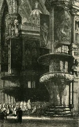 Intérieur de la cathédrale de Milan, 1890