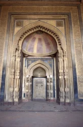Intérieur de la mosquée moghole, Delhi, Inde