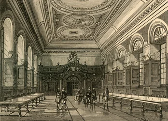Intérieur de Stationers Hall, 1876