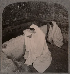 Intérieur du tombeau du Christ, vers 1900