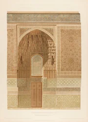 Vue intérieure du Gur-e Amir à Samarcande. De Les mosquées de Samarcande, 1905